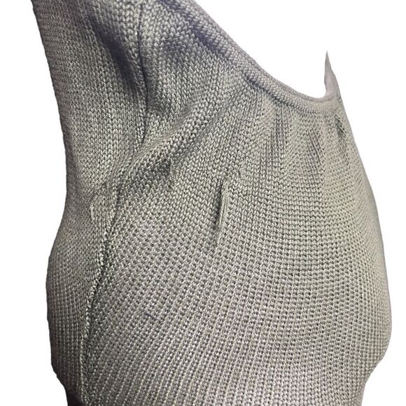 Local European Distressed Halter Cover Up Dress Green Size Small - Picture 4 of 5